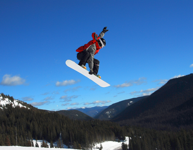 Spend time skiing