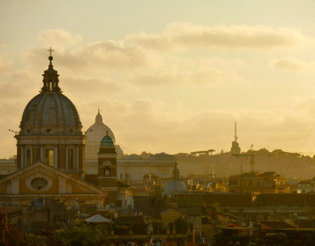 Rome at sunset
