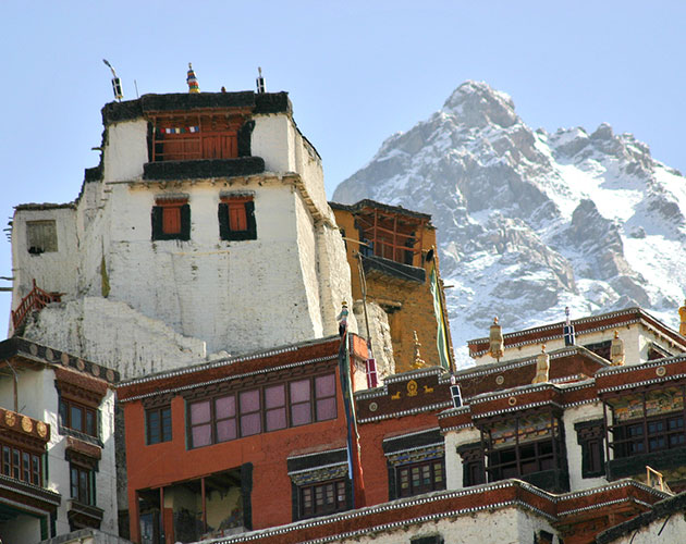 Buddhist monastery in the Himalayas