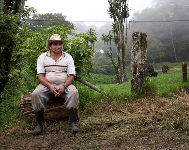 A local farmer