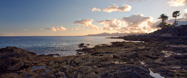 The beach at Lanzarote