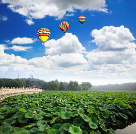 Beihai Park In Summer Beihai Park