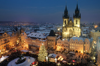 Prague At Christmas Time