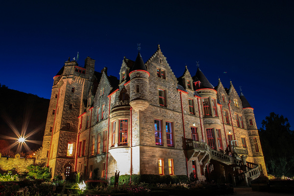 Belfast Castle at night