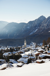 The resort town of Champuloc in Italy