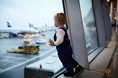 Child Watching Planes