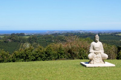 Buddha Statue On Hill