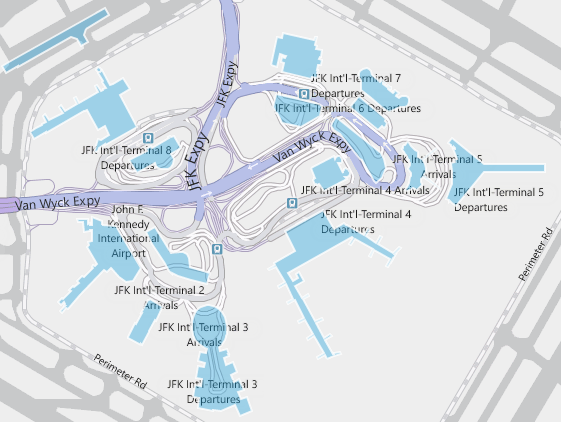 JFK Map