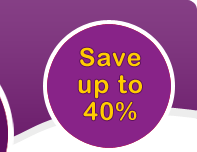 Save up to 40%