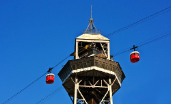 Aerial Cable Car Aerial Cable Car in Lisbon