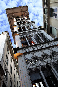 Santa Justa Elevator Santa Justa Elevator in Lisbon