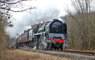 Irwell Valley Steam train in Irwell Valley