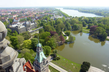 Aerial view of Hannover