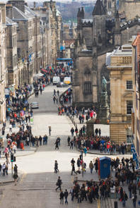 Royal Mile The Royal Mile in Old Town Edinburgh
